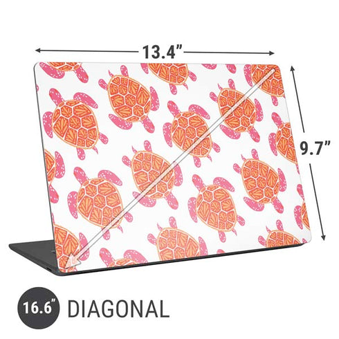 Cat Coq Sea Turtles Universal Laptop 16.6in (13.4 x 9.7in) Skin